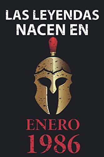 Las leyendas nacen en enero 1986: Regalo de cumpleaños perfecto para hombre y mujer de 35 años I...