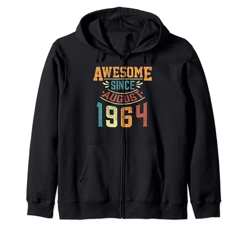 Impresionante desde Agosto 1964 Nacido en Agosto 1964 cumpleaños Sudadera con Capucha