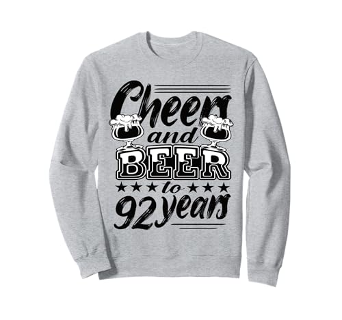 92 cumpleaños 92 cumpleaños marido 92 cumpleaños papá Sudadera