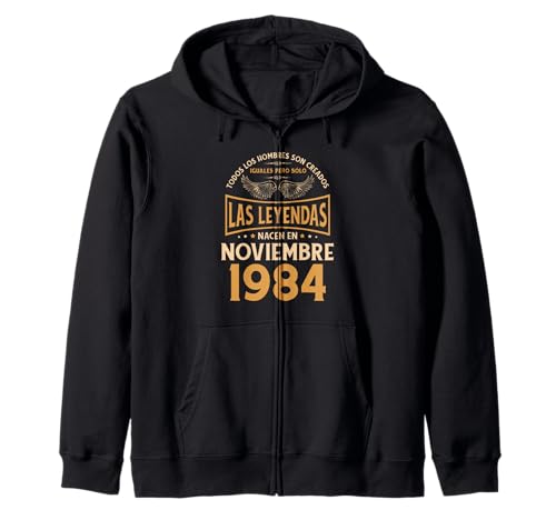 Cumpleaños Hombre Regalos Las Leyendas Noviembre 1984 Sudadera con Capucha