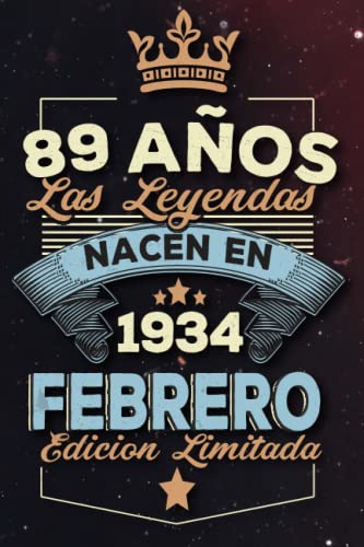 Las leyendas nacen en 89 años 1934 febrero: Ideas de regalos para hombres, ideas de cumpleaños 89...