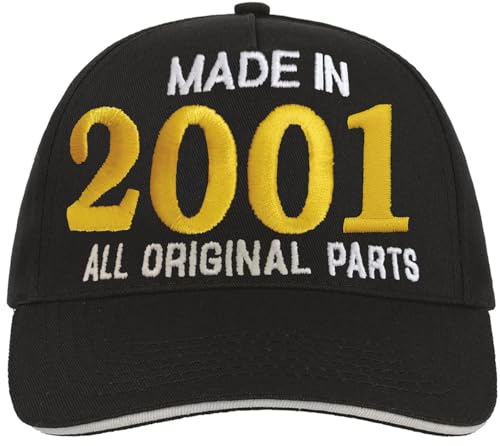 Made in 2001 All Original Parts Sombrero de fiesta de cumpleaños
