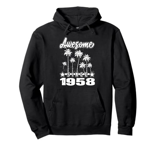 Impresionante Desde 1958 Cumpleaños 1958 Vintage 1958 Sudadera con Capucha