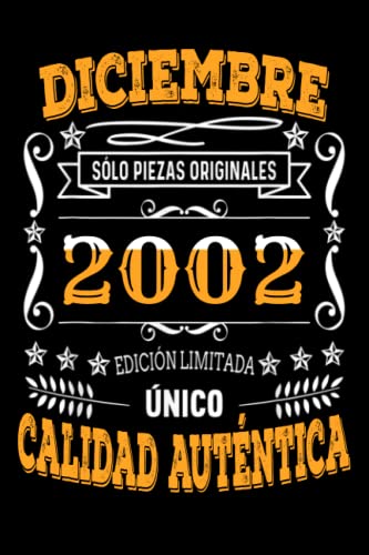 CUADERNO, diciembre 2002, 20 Años Siendo Genial: Regalo de 20 cumpleaños para mujeres y hombres,...