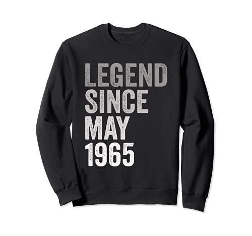 Leyenda Desde Mayo de 1965 Año de Cumpleaños Sudadera