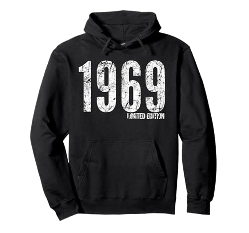 1969 Edición Limitada Clásico Nacido en 1969 Retro Cumpleaños Sudadera con Capucha