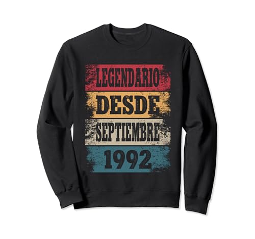 Legendario Desde Septiembre 1992 - Cumpleaños 32 Años Sudadera
