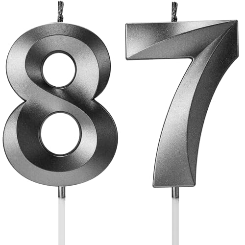 Velas de cumpleaños, velas de número, años de edad, para pasteles, feliz cumpleaños, diseño 3D,...