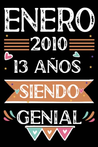 CUADERNO, Enero 2010, 13 Años Siendo Genial: Libro de visitas, cuaderno, 110 páginas de...