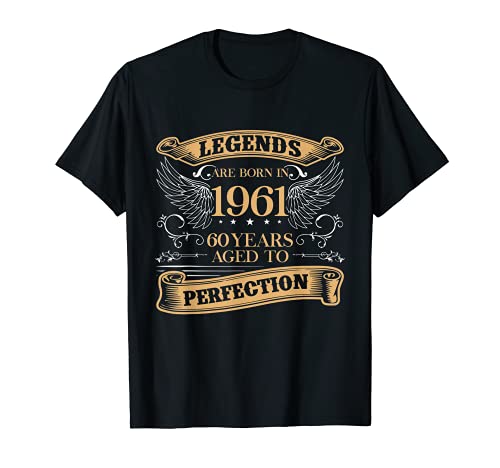La perfección Nacido En marzo de 1961 regalo de cumpleaños d Camiseta
