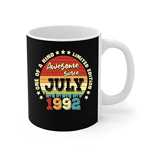 456 Taza Cerámica Impresionante Desde Julio De 1992 30 Años 30 Regalos De Cumpleaños Cerámica...