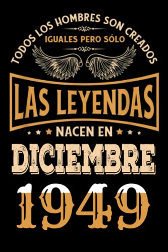 Regalo de 73 Cumpleaños Para Hombre : Las Leyendas Nacen en diciembre 1949: Regalos de Cumpleaños...