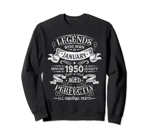 Leyendas nacieron en enero de 1950 regalo de cumpleaños Sudadera
