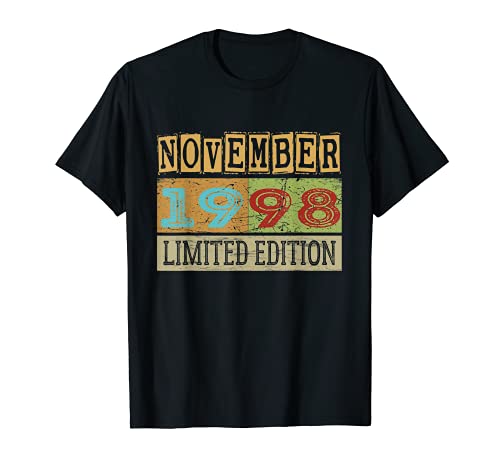 Camiseta del 23º cumpleaños Edición Limitada Noviembre 1998 Camiseta