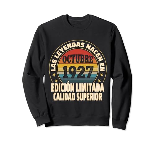 Edición Limitada Octubre 1927 - Cumpleaños 97 Años Sudadera