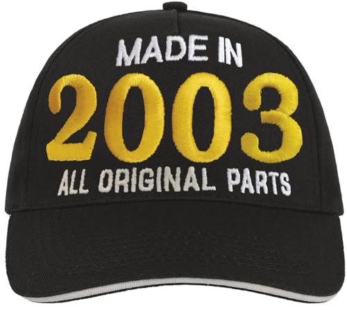 Made in 2003 All Original Parts Sombrero de fiesta de cumpleaños