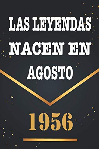 Las Leyendas Nacen En Agosto De 1956: Libro de visitas de 64 años, cuaderno, 120 páginas de...