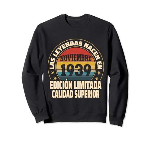 Edición Limitada Noviembre 1939 - Cumpleaños 85 Años Sudadera