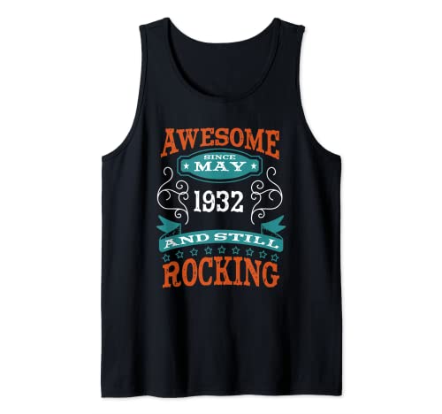 Impresionante desde mayo de 1932 cumpleaños y aniversario Camiseta sin Mangas