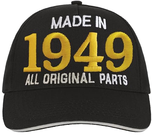 Made in 1949 All Original Parts Sombrero de fiesta de cumpleaños