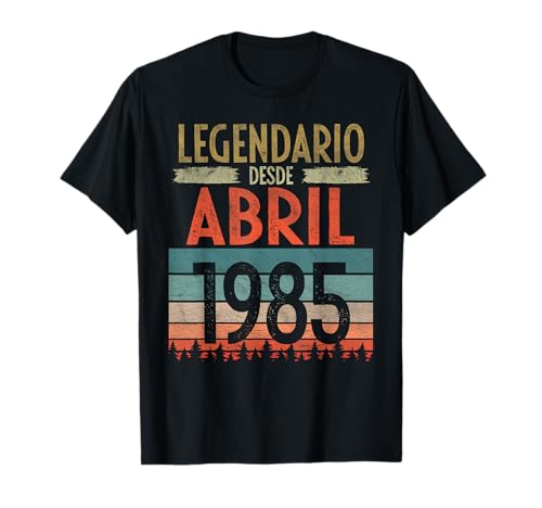 Abril 1985 Vintage - 41 Años Regalo Cumpleaños Hombre Camiseta