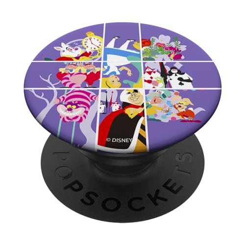 Disney Alice In Wonderland Wonder Art Blocks PopSockets PopGrip Intercambiable