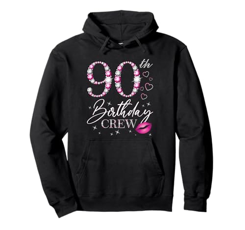 Equipo de 90 cumpleaños Escuadrón de 90 cumpleaños cumpleaños de 90 años Sudadera con Capucha