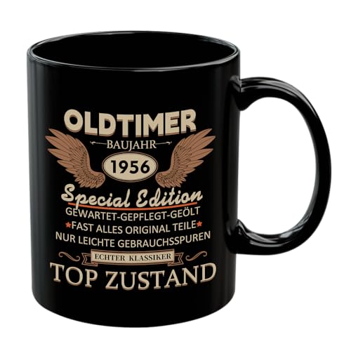 Regalos para 70 cumpleaños hombres, 1956 edición especial, taza de café como regalo de...