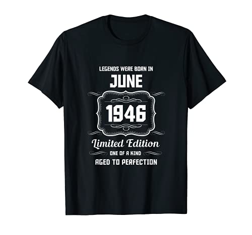 Feliz Cumpleaños Junio 1946 Camiseta