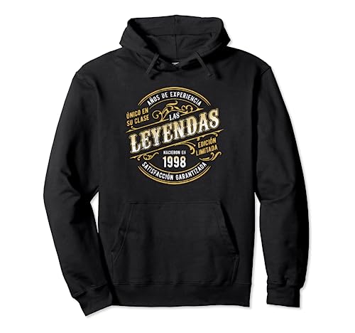 Las Leyendas Nacieron En 1998 Edición Limitada 26 Cumpleaños Sudadera con Capucha