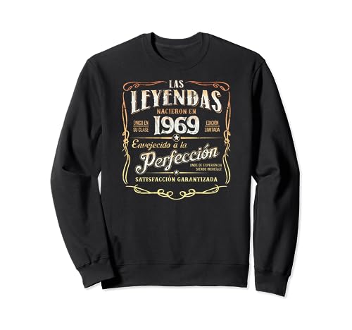 Las Leyendas Nacieron En 1969 Vintage Original 55 Cumpleaños Sudadera