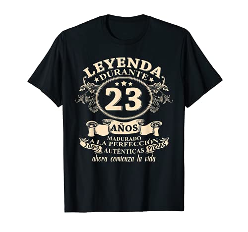 Regalo Divertido 23 Cumpleaños Hombres Mujeres 23 Años Camiseta