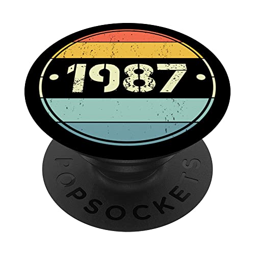 1987 edición limitada 1987 cumpleaños Popsocket para hombres y mujeres PopSockets PopGrip...