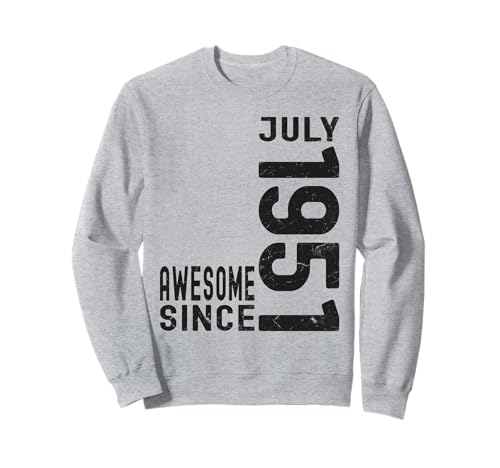 Impresionante desde julio de 1951, nacido en julio de 1951 cumpleaños Sudadera