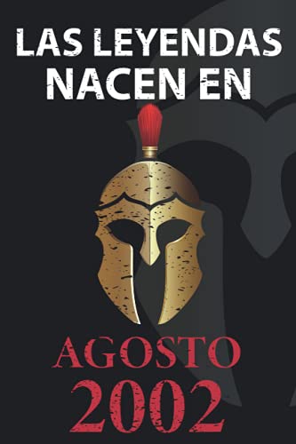 Las leyendas nacen en Agosto 2002: Regalo de cumpleaños perfecto para hombre y mujer de 19 años I...