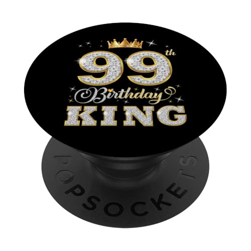 Fiesta de cumpleaños 99 para él PopSockets PopGrip Adhesivo