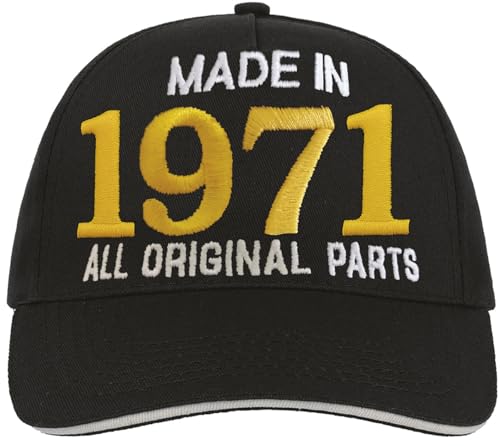 Made in 1971 All Original Parts Sombrero de fiesta de cumpleaños