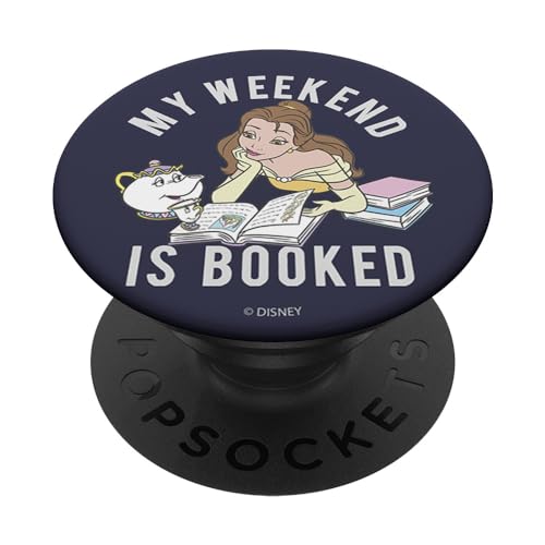 Disney Beauty & The Beast Belle My Weekend Is Booked PopSockets PopGrip Intercambiable
