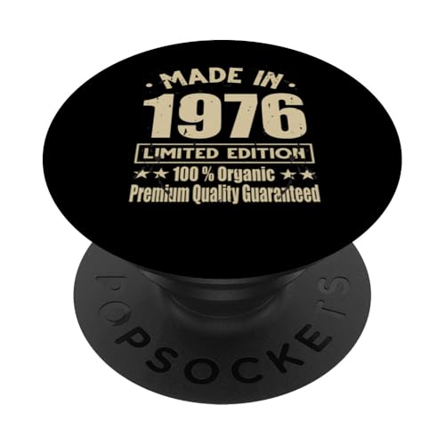 Edición Limitada 1976 Cumpleaños 1976 Nacido en 1976 PopSockets PopGrip Adhesivo
