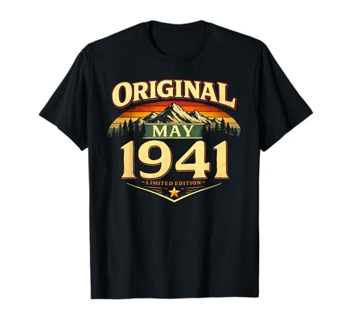 85 cumpleaños Hombre Mujer Regalo Mayo 1941 Camiseta
