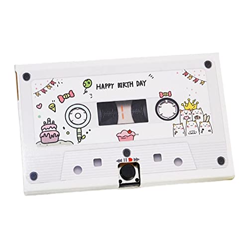 Pleayietoopiatiey Libro de visitas con cinta de audio para cumpleaños, aniversarios, feliz...