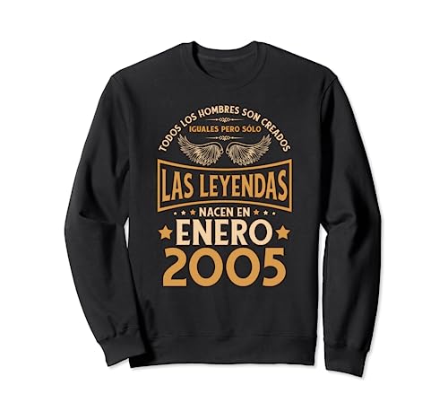 Cumpleaños Hombre Regalos Las Leyendas Enero 2005 Sudadera