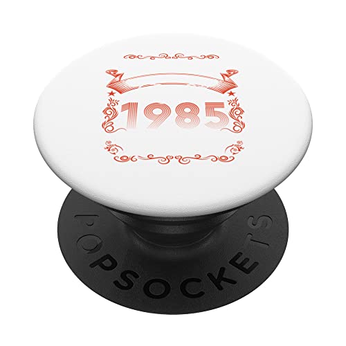Camiseta de cumpleaños 37 Leyendas Nacidas En Agosto 1985 37 Años PopSockets PopGrip...