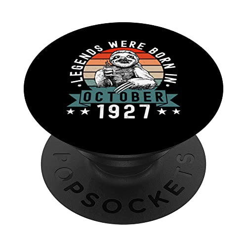 Las leyendas nacieron en octubre de 1927: divertido cumpleaños de un perezoso PopSockets PopGrip...
