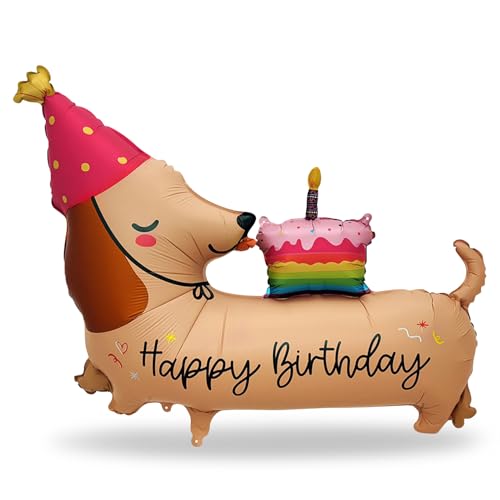 XXL Globos Perro, Globos de Helio para Perros, Globos Decoracio Animales Cumpleaños, Decoracion...