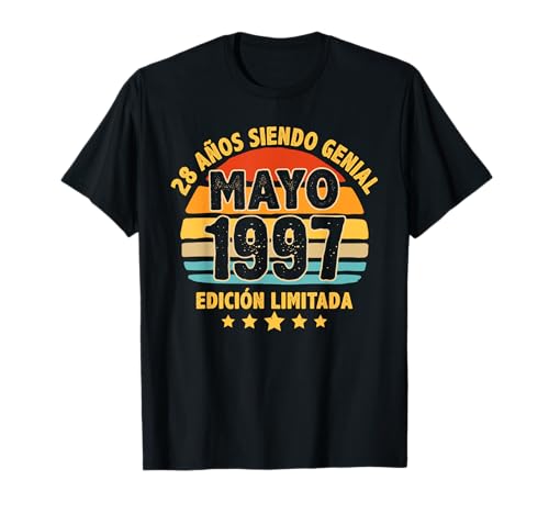 Mayo 1997 28 Años Hombre Cumpleaños Regalo Mayo 1997 Camiseta