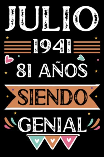 CUADERNO, Julio 1941, 81 Años Siendo Genial: 81 años. Libro de visitas, cuaderno, 110 páginas de...