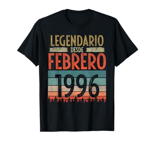 Febrero 1996 Vintage - 30 Años Regalo Cumpleaños Hombre Camiseta