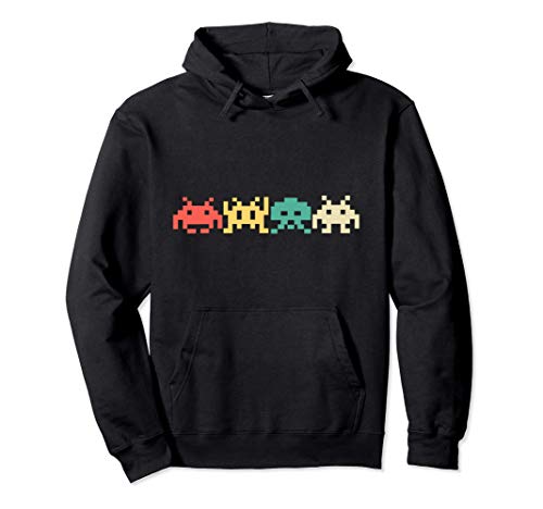 Videojuego De los 80s Vintage Retro Arcade Sudadera con Capucha