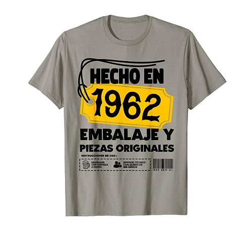 Camiseta Cumplir 60 años Septiembre Hecho en 1962 Cumpleaños Camiseta